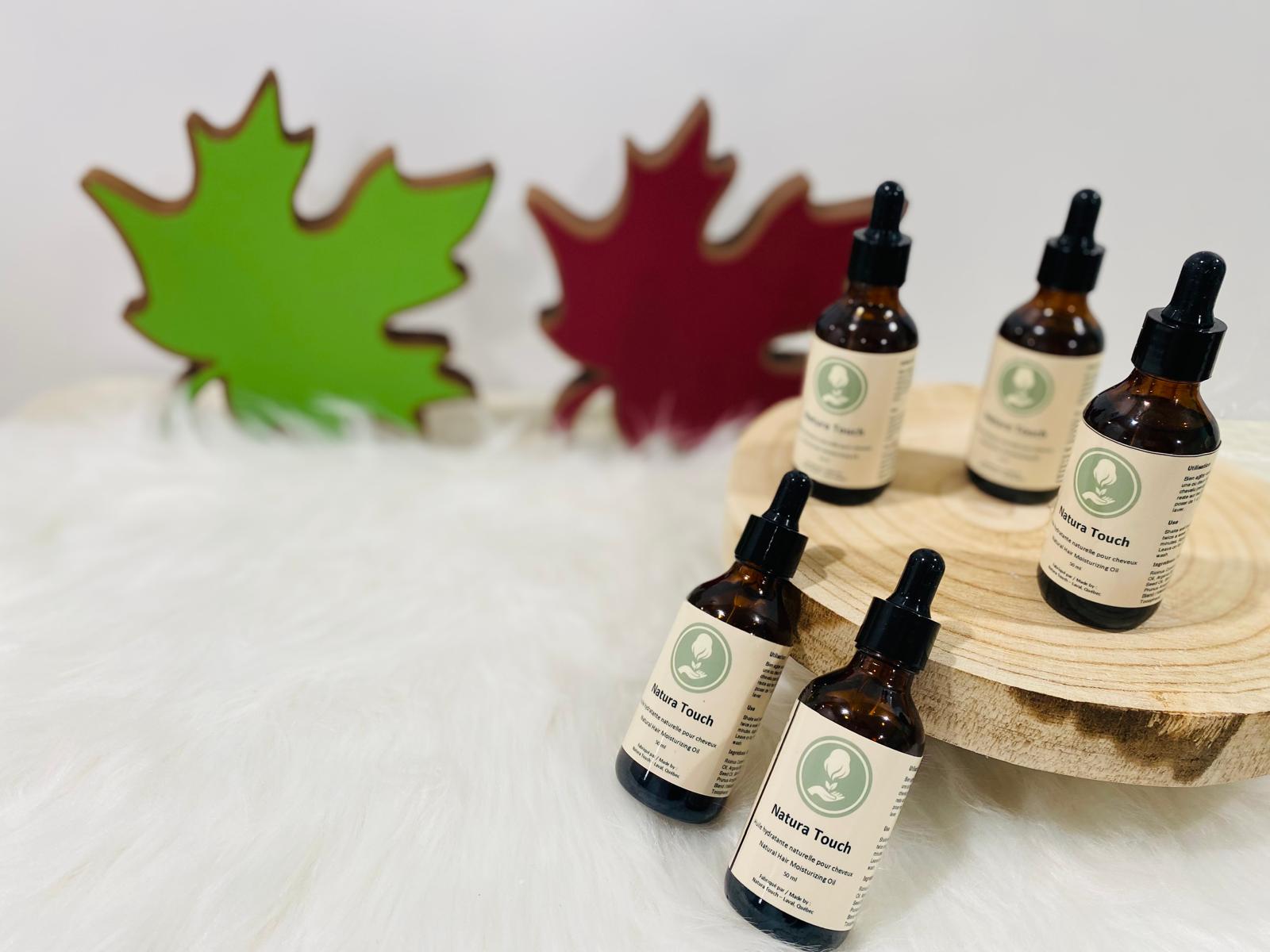 Natura Touch Hair Oil 50ml bottle for stimulating baby hair growth in adults