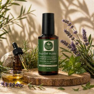Plant-based mosquito deterrent spray for adults outdoor use