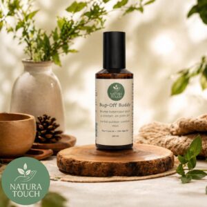 Natural outdoor spray for kids that helps deter mosquitoes Bug-Off Buddy Natura Touch