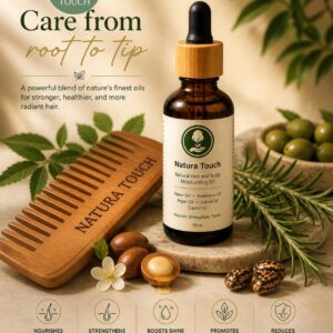 natural hair oil natura touch for soft shiny hair