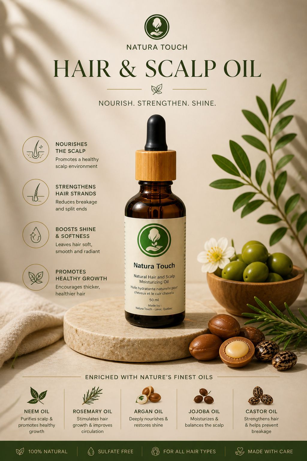 daily hair oil routine natural hair care product